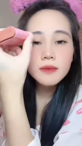 COD Makeup Blush Double-ended Stick Waterproof Long-lasting Lip Cheek Eye Multi-Use Solid Natural Blush Cream Long-Lasting Highly Pigmented Waterproof And Sweatproof Easy To Apply
