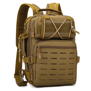 Tactical Climbing Backpack Men Travel Rucksack High-capacity Camping Bag Outdoor Hiking Reflective Fishing Bag Weekend Schoolbag