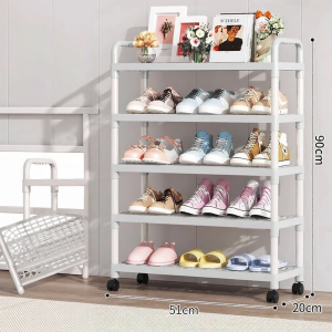 MINGZHIYIFAN | Sturdy Durable Multilevel Simple Shoe Rack
