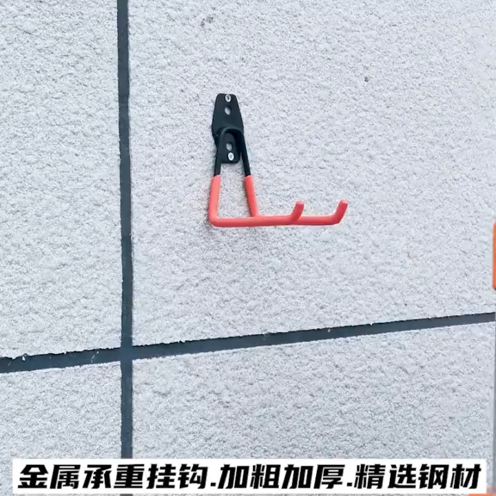 ผู้ถือท่อน้ําหนักสนิมโลหะโรงรถผนังตะขอสําหรับสวนกลางแจ้งโรงรถสวนท่อแขวน Wall Mount HooksHeavy Duty