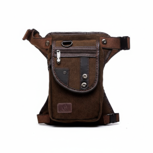 Drop Leg Bag for Motorcycle Riding Men‘s Canvas Multi-Purpose Messenger Shoulder Bag High Quality Waist Fanny Pack for Camping