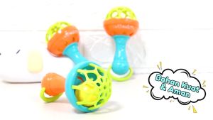 Mainan Rattle Bayi / Bola Rattle / Kerincingan / Baby Teether Rattle / Mainan Bayi Edukasi / Mainan Gigitan Bayi