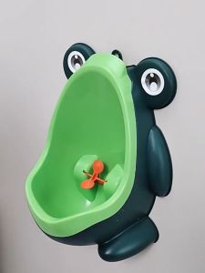 Sleep Baby Children Potty Toilet Training Kids Frog Urinal for Boys Pee Trainer Bathroom Portable