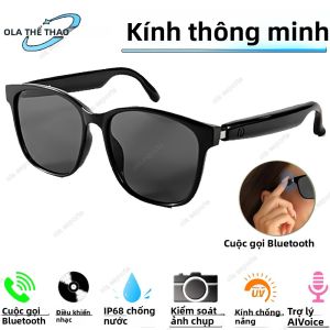 Kính Thông Minh Dành Cho Nữ Và Nam Kính Râm Phân Cực Có Khả Năng Chống Nắng Chống Nước IPX4 Tai Nghe Bluetooth Mở Tai Để Nghe Gọi Điện Thoại