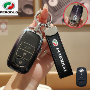 เคสกุญแจ PERODUA ซองกุญแจพับสำหรับรถยนต์ ATIVA ALZA AXIA MYVI  Axia พวงกุญแจ
