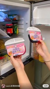 Ready stock  Fridge Deodorizer Box –Dual Purification with Tea Polyphenols & Activated Carbon