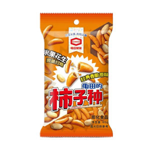 Turtle Field Fruit Persimmon Seed Rice Cake Peanut Binge-watching KTV Bar Goes with Wine Snack Japanese Casual Snack 65gx5 Bag