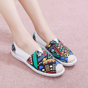 JIFANPAUL | Slip-On Canvas Shoes Women