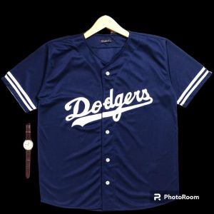 Baju baseball salur oversize pria wanita bayar di tempat