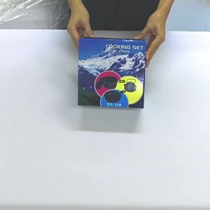 【SG STOCK】Outdoor Camping Cooking Set Cookware Tableware Set Kettle Pan Pot Travelling Hiking Picnic BBQ Equipment 野营烧水壶套装