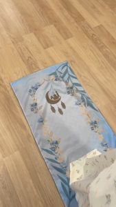 AZKA SAJADAH TRAVEL / Sejadah Premium Traveling Mini Printing Ringan Gulung Motif Masjid Anti Slip / Sajdah Genggam Hampers Puasa dan Lebaran Hari Raya Idul Fitri /Alas Sholat Warna Pastel Pocket Pouch Serut Dompet /Taslan Waterproof Anti Air Praktis