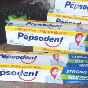 Pepsodent pasta gigi strong 75 gr