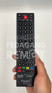 Remot Remote TV Tabung LCD LED Multi Universal Joker Premio Mega