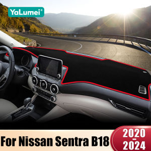 Car Dashboard Cover For Nissan Sentra B18 2020 2021 2022 2023 2024 Instrument Desk Sun Shade Mat Dash Non-slip Pad Accessories