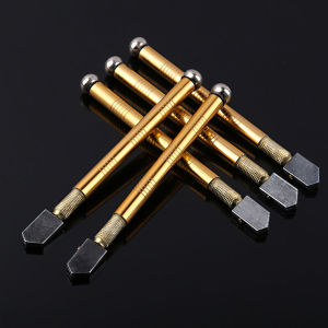 Professional Glass Cutter Mirror Floor Tile Cutting Carbide Tip Aluminum Alloy Handle