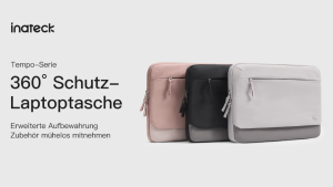 Túi Chống Sốc Inateck LBT11 EdgeKeeper 360 Tempo Cho MacBook / Laptop 13 - 14 Inch | Khóa YKK Lót Nhung