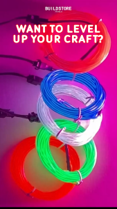 2M / 3M EL Wire WITH CHARGER LED Car Light Glow Neon Strip Lamp Garden Rope Battery Party Decor