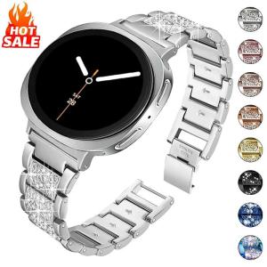 Women’s Diamond Band For Samsung Galaxy Watch 8 40mm 44mm 8 Classic 46mm Watch Strap for Galaxy Watch 7 Ultra 47mm/Ultra 2025