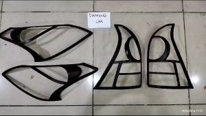 All New Avanza Xenia Paket Ring Cover List Garnis Hitam Depan Belakang