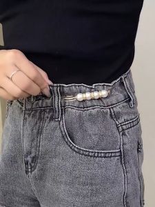 Nhỏ Pin An Toàn Eo Co Rút Kẹp Trâm Gài Khóa Có Thể Điều Chỉnh Nữ Pin An Toàn Cố Định Phụ Kiện Quần Áo Anti-Glare Khóa