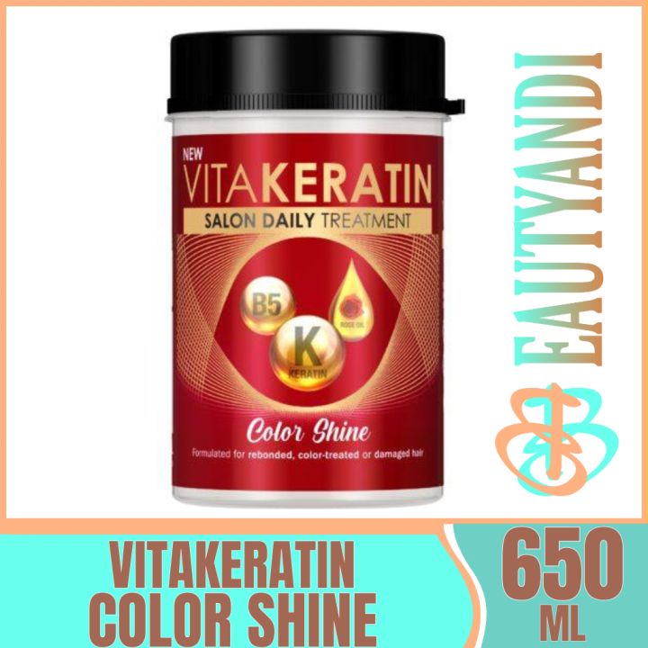VITAKERATIN Vita keratin Color Shine 650ml Hair Treatment