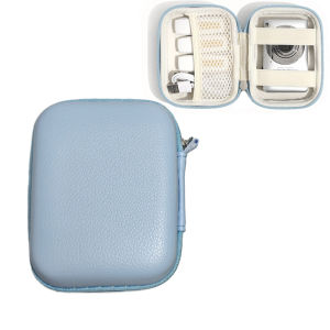 PU Leather Hard Shell Digital CCD Camera Case Small Travel Cameras Storage Holder Bag for SD Card Camera Accessories