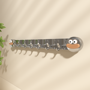 Powerful Load Bearing Door Back Hooks Bathroom Kitchen Towel Hooks Strong Adhesive Wall Mounted Hooks Plastic Material