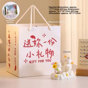 KAQIAO | Cute Cat Stress-Relieving Desktop Figurine