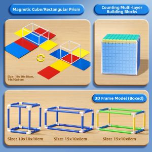MINGZHUO | Math Teaching Aids Cube Cuboid Unfolding Patterns