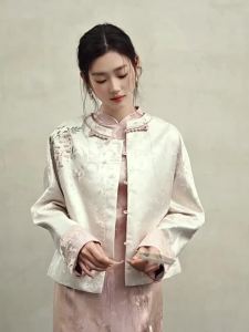 JK&JS | Autumn 2026 Womens New Chinese Style Jacquard Embroidered Jacket