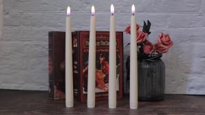 DRomance Flameless LED Taper Candles: A Safe & Stylish Holiday Decor