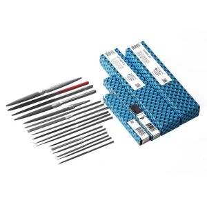 6PCS Steel Vallorbe Jewelry Files Set For Metal Wood Stone Polishing And Shaping With Round Flat Square 140mm To 200mm