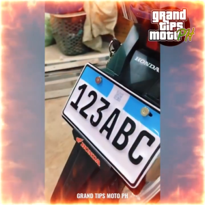 【Spot COD】Hot Selling MOTORCYCLE PLATE NUMBER BACK PROTECTOR│4MM BLACK ACRYLIC│NEW PLATE NUMBER Yamaha/Honda