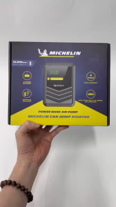 Michelin - Bơm lốp và kích bình đa năng 4in1 Bơm kích bình sạc dự phòng đèn pin 12.000mah - BCJS003-1 - Auto&Plus