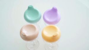 แก้วสำหรับเด็ก แก้วหัดดื่มน้ำสำหรับเด็ก รูปทรงถ้วยไวน์ 150ml. พร้อมส่ง