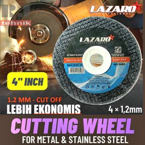 Batu Gerinda Potong Besi 4" Cutting Wheel 4 × 12mm Mata Potong Besi Stainless Steel Tipis Tajam