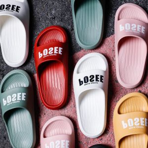 POSEE fashion Letter Slippers with Anti slip and Thickened EVA Material PS4602