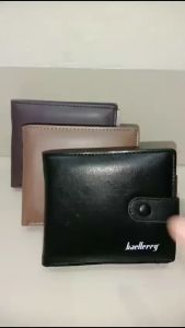 PRODUK IMPOR BAELLERRY D1305 DOMPET LIPAT PRIA DENGAN TEMPAT KOIN BAHAN KULIT PU - Baellerry Factory Outlet