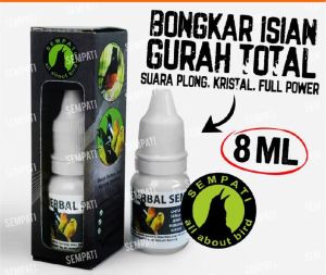 SEMPATI Obat Gurah Sempati Obat Burung Sakit Macet Bunyi Serak Lesu Gangguan Pernafasan Akut