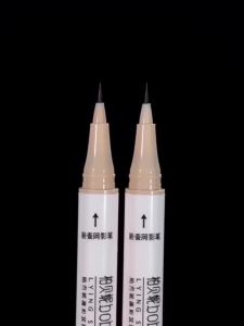Double Head Eyeliner Pen Very Fine Tip Lying Silkworm Eye Brightening Waterproof And Durable Not Easy To Halo Dye Natural