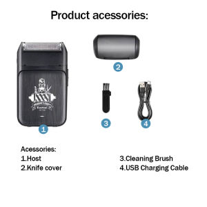 Kemei Km-t366 High Quality Electric Beard Shaver Type C Mens Razor for Barber Shop Shaving Machine