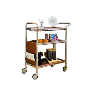 Living Room Mobile Cream-style Side Table