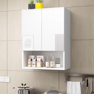 AIBG ห้องครัวแขวนตู้ตู้แขวน ตู้แขวนนผนังแขวนตู้เก็บของตู้เสื้อผ้าหมัดฟรี ตู้แขวนครัว ตู้เก็บของติดผนัง ตู้เก็บของอเนกประสงค์ COD