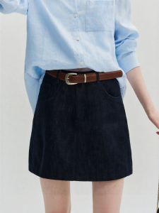 KUHNMARVIN | Chân Váy Mini A-Line Tăng Chiều Cao