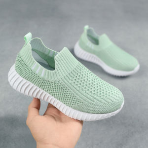 รองเท้ากีฬาผู้หญิง ABCkings สำหรับเด็ก ฤดูใบไม้ผลิและฤดูใบไม้ร่วง พื้นหนัง กันน้ำ รองเท้าวิ่งแบบลำลอง รองเท้าวิ่งแบบสวมสบาย