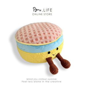 Plush Eggplant Shaped Floor Cushion Living Room Tatami Zafu Removable Cover Footstool Shoe Changing Stool Childrens Soft Home Decor Seat Pad