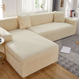 Universal Sofa Cover Stretchable Armless Sofa Seat Cover Elastic Couch Cover  L Shape Set Cover for Sofa 1/2/3/4 Seater