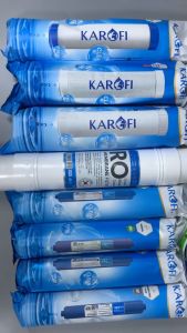 Combo 8 lõi lọc nước Karofi chính hãng dùng cho máy lọc nước Karofi S-S038 (12CTO3+RO100KR+5678) (Tặng 1 cút T nối nhanh và 1 mét dây 6mm)