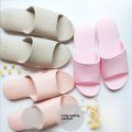 Japanese Style Indoor Slippers Women's Summer Lightweight Soft Bottom Slip-On Home Shoes Anti-Slip Odor-Resistant Couples Sandals. 