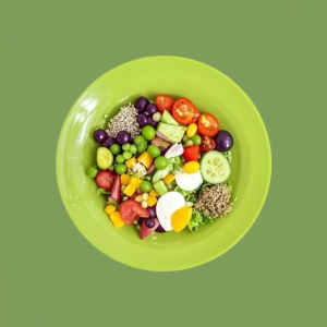 BINLU 12 Pcs 9-inch Colorful Plastic Plates Set - Perfect for Party & Buffet!